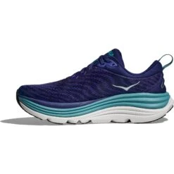 Hoka Chaussures Running Femme - Gaviota 5 - Bellwether Blue / Evening Sky -Hoka hoka gaviota 5 womens running shoes bellwether blue evening sky 8 1502629