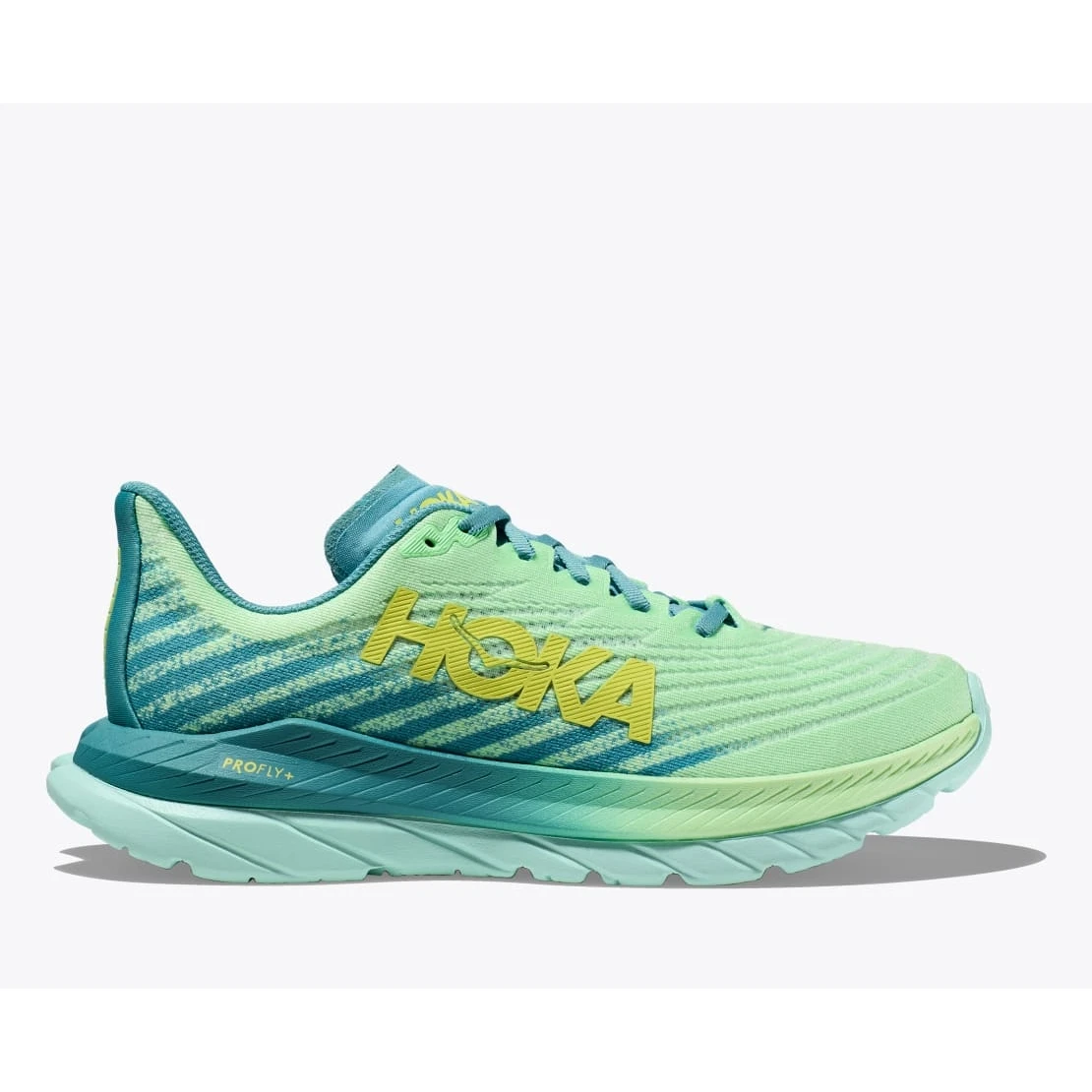 Hoka Chaussures Running - Mach 5 - Lime Glow / Ocean Mist 5 Hoka Chaussures Running - Mach 5 - Lime Glow / Ocean Mist – Image 3