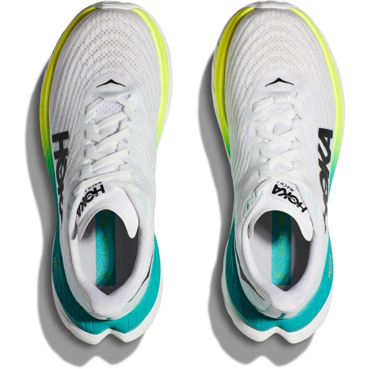 Hoka Chaussures Running - Mach 5 Wide - Blanc / Blue Glass 9 Hoka Chaussures Running - Mach 5 Wide - Blanc / Blue Glass – Image 7