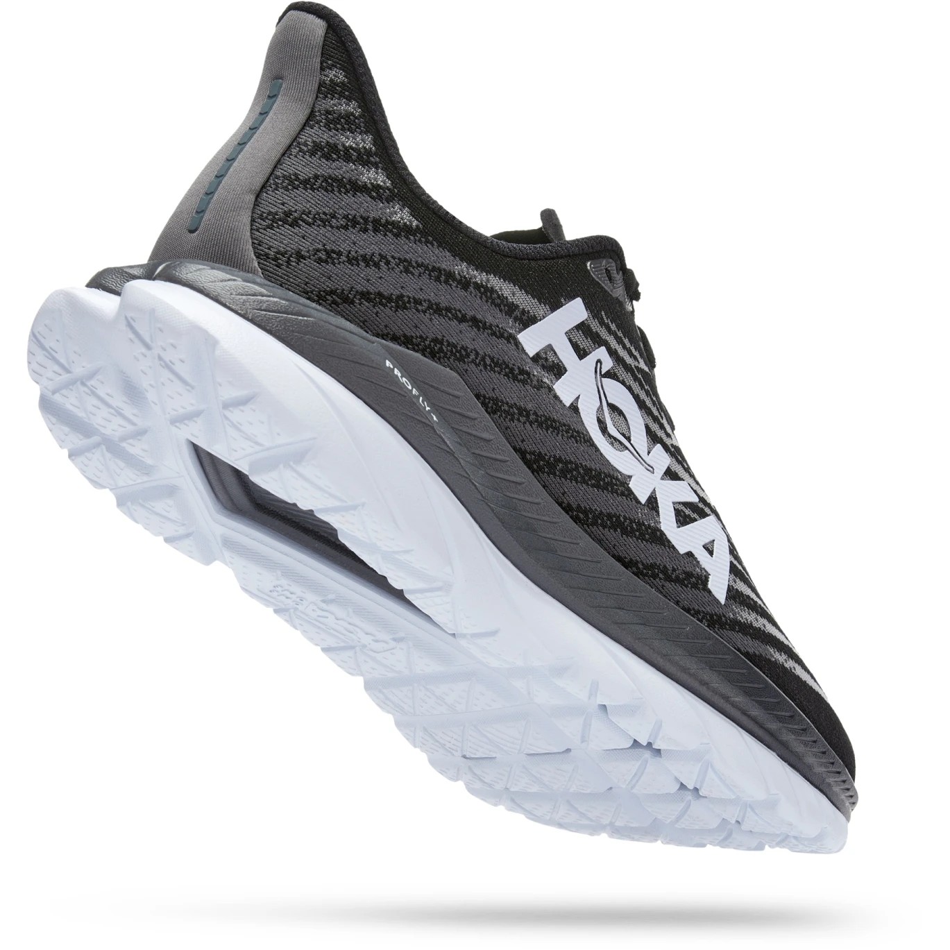 Hoka Chaussures Running Femme - Mach 5 Wide - Noir / Castlerock 4 Hoka Chaussures Running Femme - Mach 5 Wide - Noir / Castlerock – Image 2