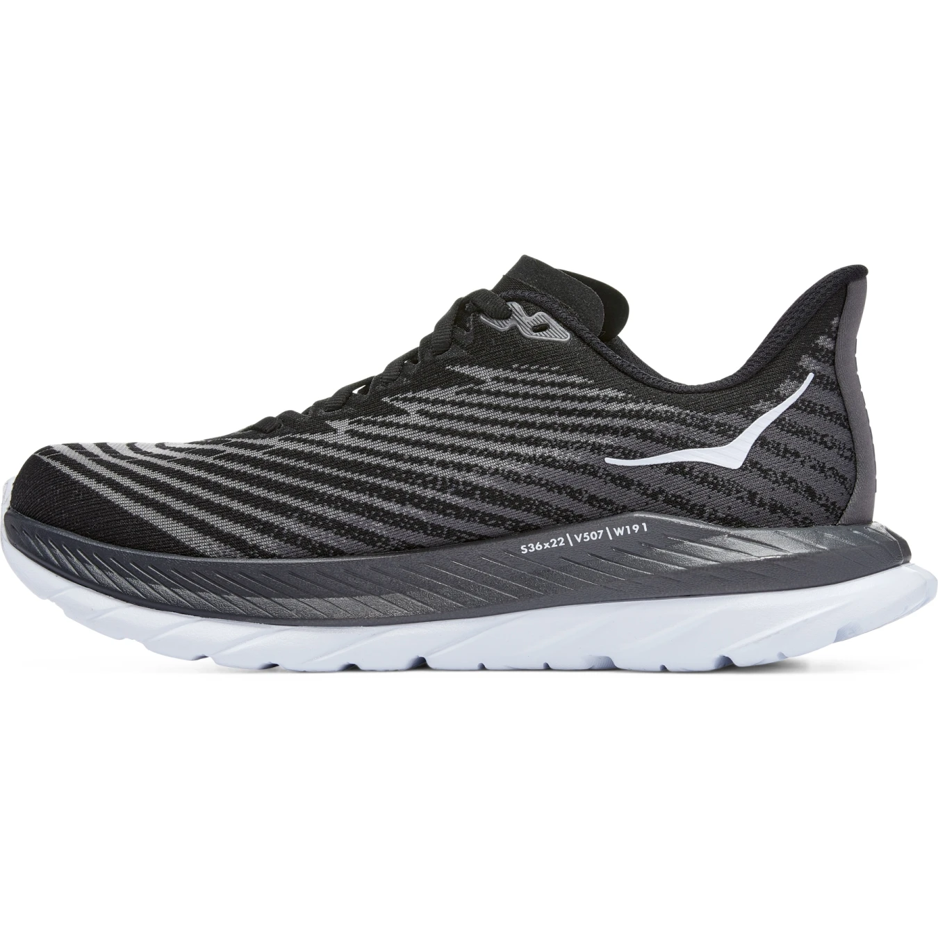 Hoka Chaussures Running Femme - Mach 5 Wide - Noir / Castlerock 8 Hoka Chaussures Running Femme - Mach 5 Wide - Noir / Castlerock – Image 6