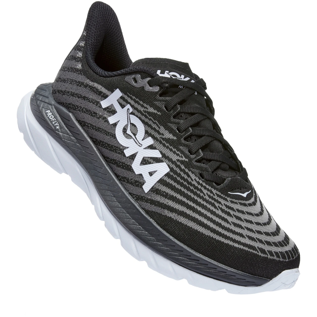 Hoka Chaussures Running Femme - Mach 5 Wide - Noir / Castlerock 3 Hoka Chaussures Running Femme - Mach 5 Wide - Noir / Castlerock