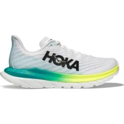 Hoka Chaussures Running Femme - Mach 5 - Blanc / Blue Glass -Hoka hoka mach 5 womens running shoes white blue glass 1 1503081