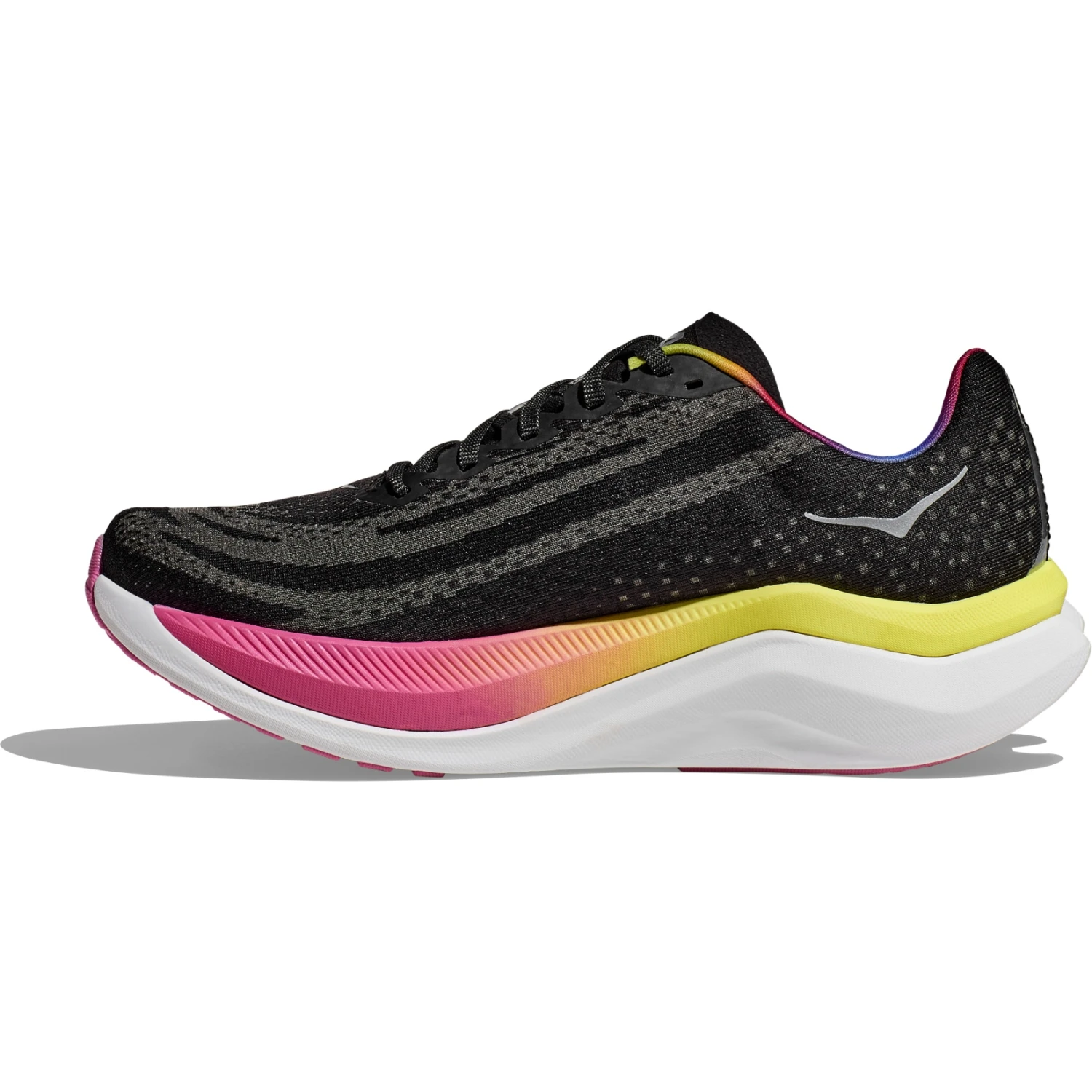 Hoka Chaussures Running Femme - Mach X - Noir / Argenté 6 Hoka Chaussures Running Femme - Mach X - Noir / Argenté – Image 4