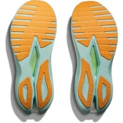 Hoka Chaussures Running Femme - Mach X - Lime Glow / Sunlit Ocean -Hoka hoka mach x womens running shoes lime glow sunlit ocean 1 1503042