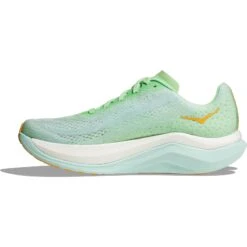 Hoka Chaussures Running Femme - Mach X - Lime Glow / Sunlit Ocean -Hoka hoka mach x womens running shoes lime glow sunlit ocean 2 1503043