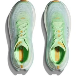 Hoka Chaussures Running Femme - Mach X - Lime Glow / Sunlit Ocean -Hoka hoka mach x womens running shoes lime glow sunlit ocean 8 1503049