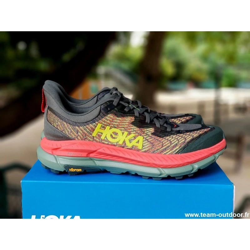 HOKA Mafate Speed 4 Homme Thyme / Fiesta 2 HOKA Mafate Speed 4 Homme Thyme / Fiesta