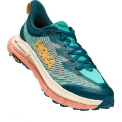 Hoka Chaussures Running Femme - Mafate Speed 4 - Deep Teal / Water Garden