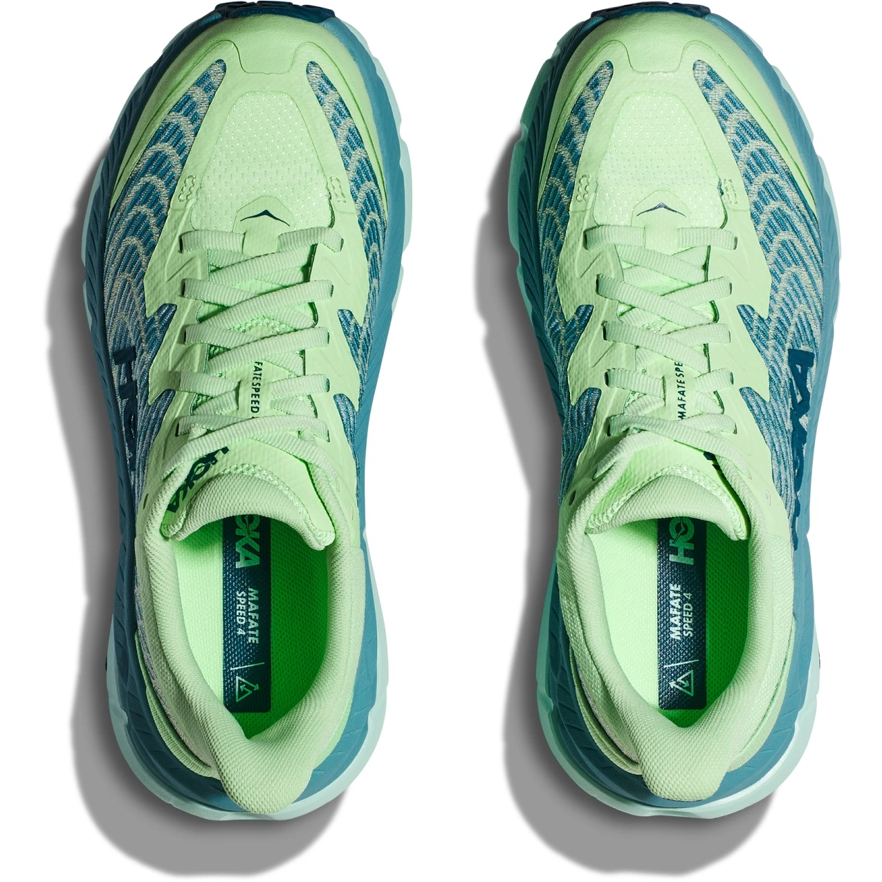 Hoka Chaussures Running Femme - Mafate Speed 4 - Lime Glow / Ocean Mist 9 Hoka Chaussures Running Femme - Mafate Speed 4 - Lime Glow / Ocean Mist – Image 7