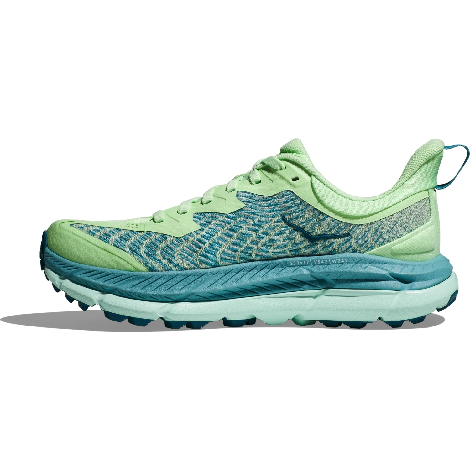 Hoka Chaussures Running Femme - Mafate Speed 4 - Lime Glow / Ocean Mist 6 Hoka Chaussures Running Femme - Mafate Speed 4 - Lime Glow / Ocean Mist – Image 4