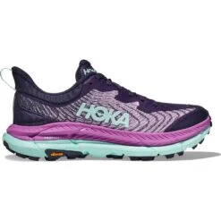 Hoka Chaussures Running Femme - Mafate Speed 4 - Night Sky / Orchid Flower -Hoka hoka mafate speed 4 womens running shoes night sky orchid flower 1 1503163