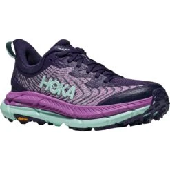 Hoka 42 Hoka Chaussures Running Femme - Mafate Speed 4 - Night Sky / Orchid Flower
