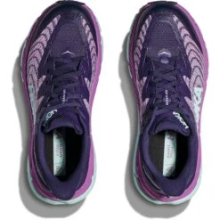 Hoka Chaussures Running Femme - Mafate Speed 4 - Night Sky / Orchid Flower -Hoka hoka mafate speed 4 womens running shoes night sky orchid flower 8 1503170