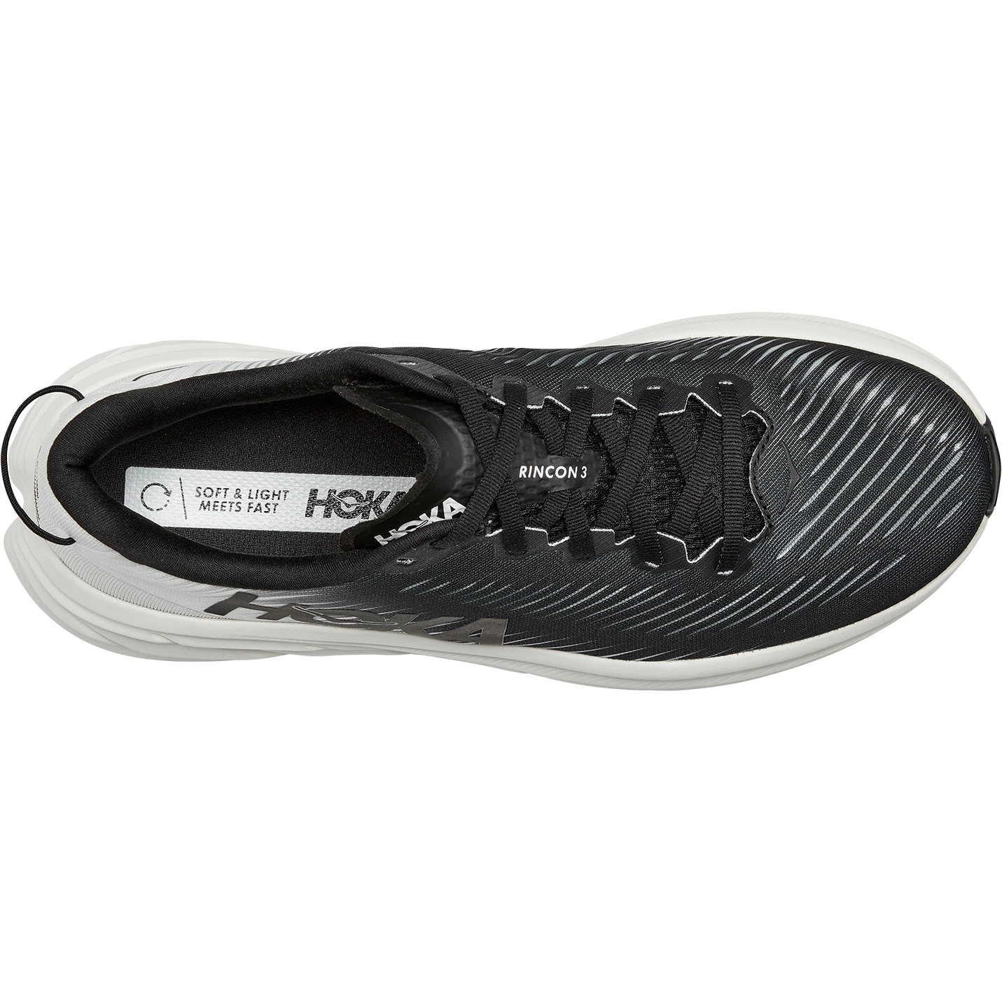 Hoka Chaussures Running Homme - Rincon 3 - Noir / Blanc 7 Hoka Chaussures Running Homme - Rincon 3 - Noir / Blanc – Image 5