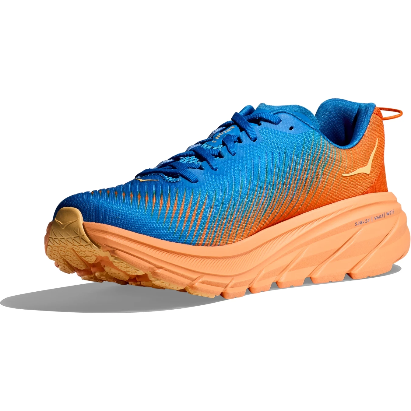 Hoka Chaussures Running Homme - Rincon 3 - Coastal Sky / Vibrant Orange 5 Hoka Chaussures Running Homme - Rincon 3 - Coastal Sky / Vibrant Orange – Image 3