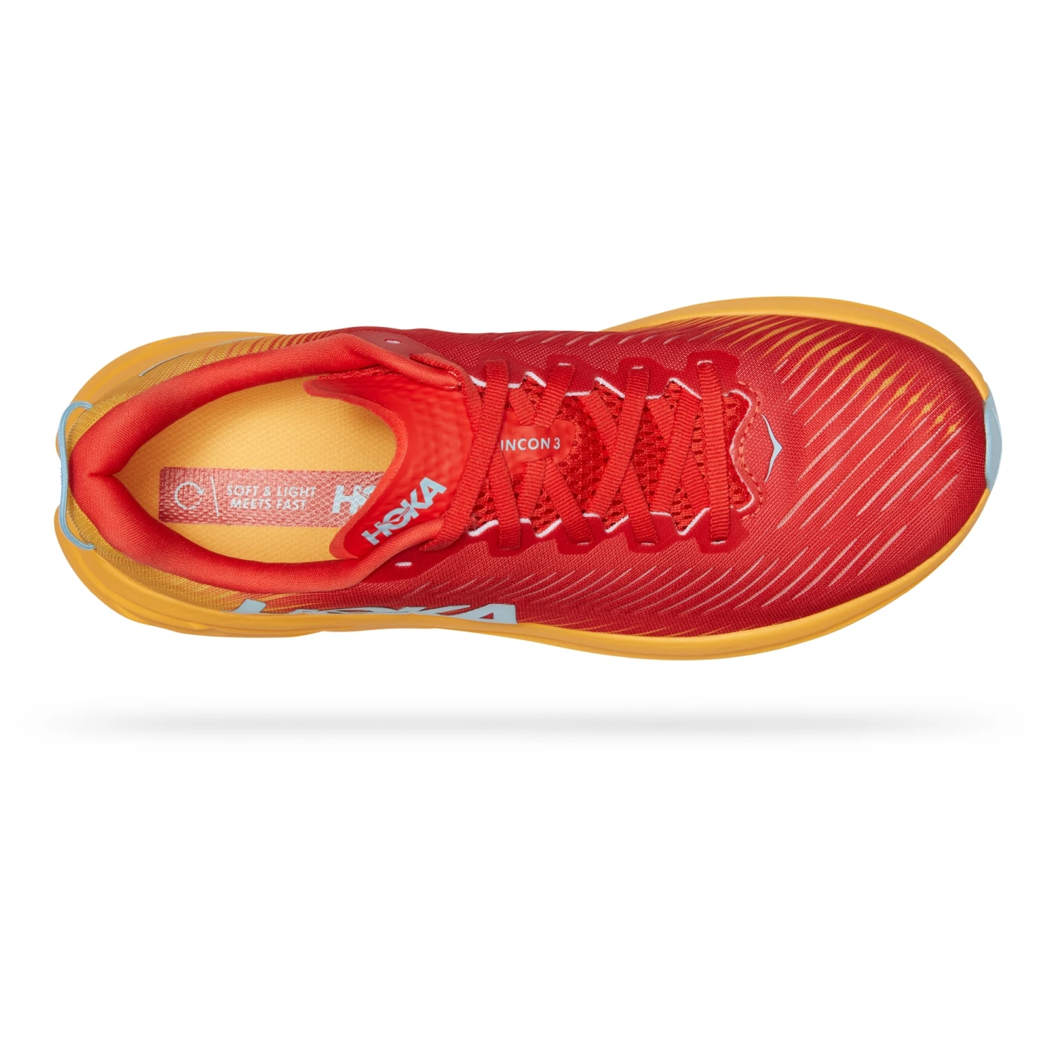 Hoka Chaussures Running Homme - Rincon 3 - Fiesta / Amber Yellow 9 Hoka Chaussures Running Homme - Rincon 3 - Fiesta / Amber Yellow – Image 7