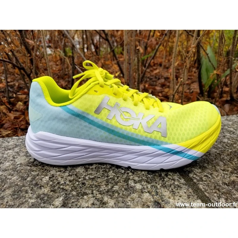 HOKA Rocket X Homme Blue Glass / Evening Primrose 4 HOKA Rocket X Homme Blue Glass / Evening Primrose – Image 2