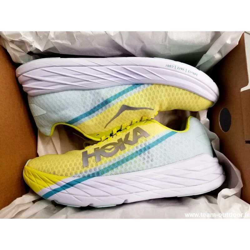 HOKA Rocket X Homme Blue Glass / Evening Primrose 10 HOKA Rocket X Homme Blue Glass / Evening Primrose – Image 8