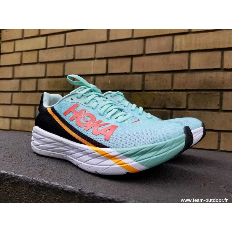 HOKA Rocket X Homme Eggshell Blue / Black 3 HOKA Rocket X Homme Eggshell Blue / Black