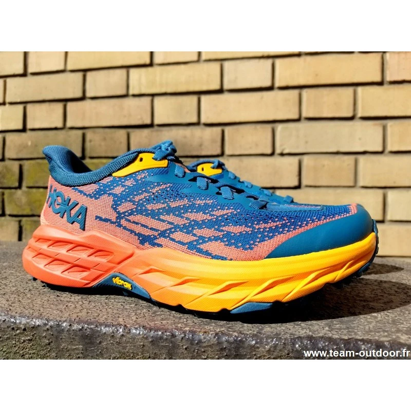 HOKA Speedgoat 5 Femme Blue Coral / Camellia 3 HOKA Speedgoat 5 Femme Blue Coral / Camellia