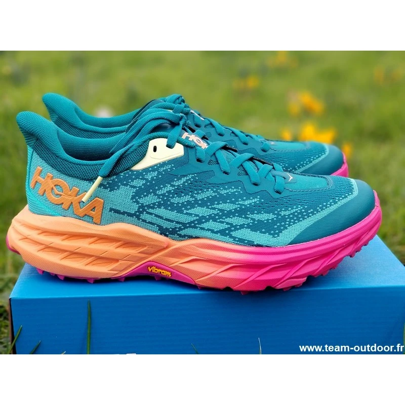 HOKA Speedgoat 5 Femme Deep Lake / Ceramic 4 HOKA Speedgoat 5 Femme Deep Lake / Ceramic – Image 2