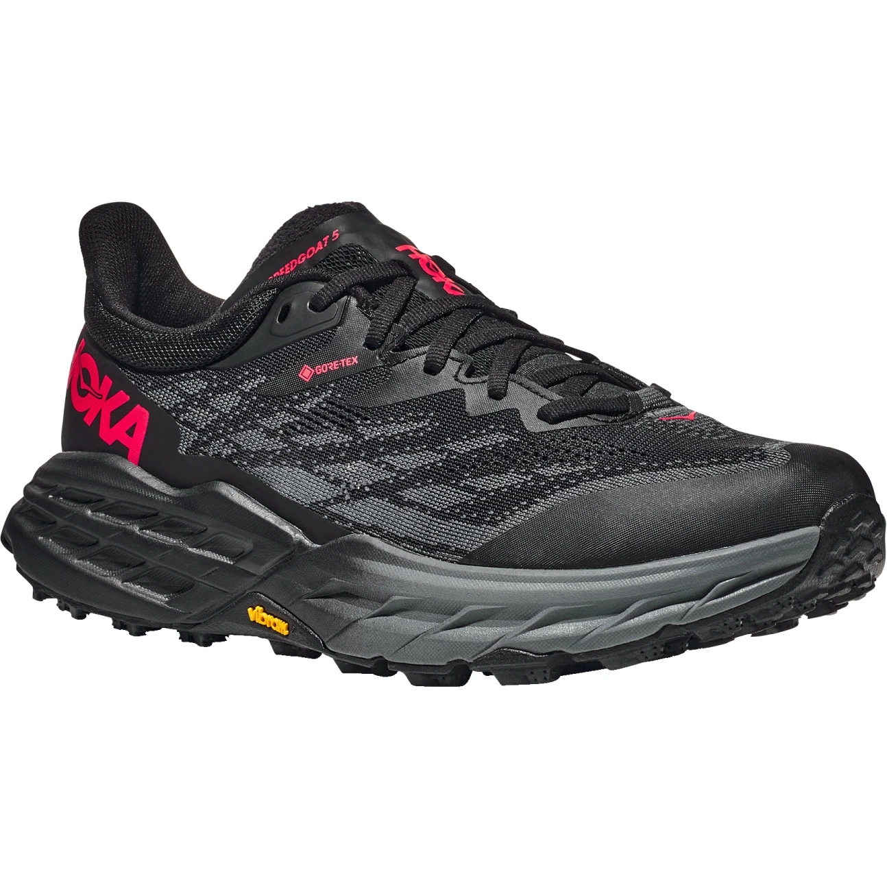 Hoka Chaussures Running Femme - Speedgoat 5 GTX - Noir / Noir 3 Hoka Chaussures Running Femme - Speedgoat 5 GTX - Noir / Noir