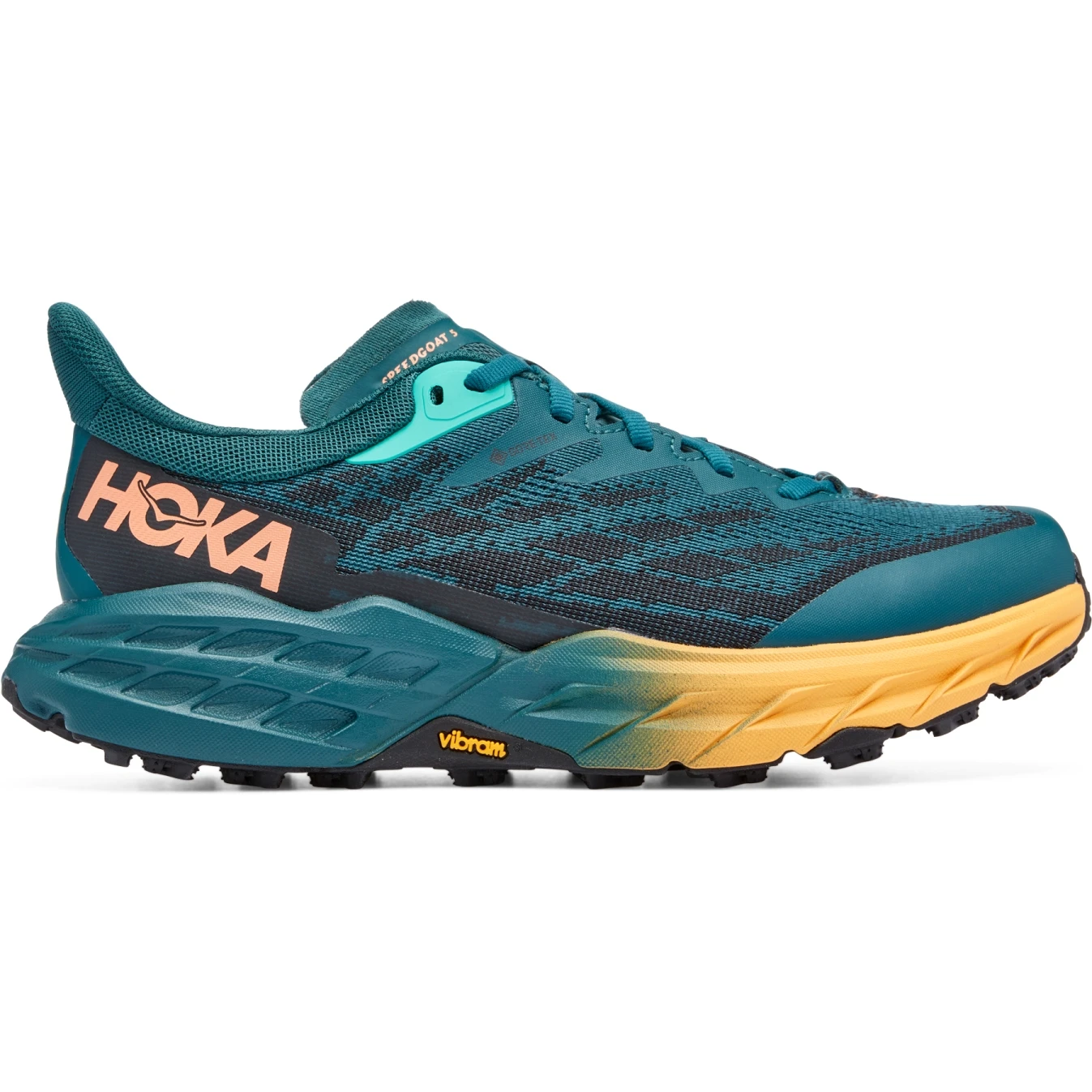 Hoka Chaussures Running Femme - Speedgoat 5 GTX - Deep Teal / Noir 7 Hoka Chaussures Running Femme - Speedgoat 5 GTX - Deep Teal / Noir – Image 5