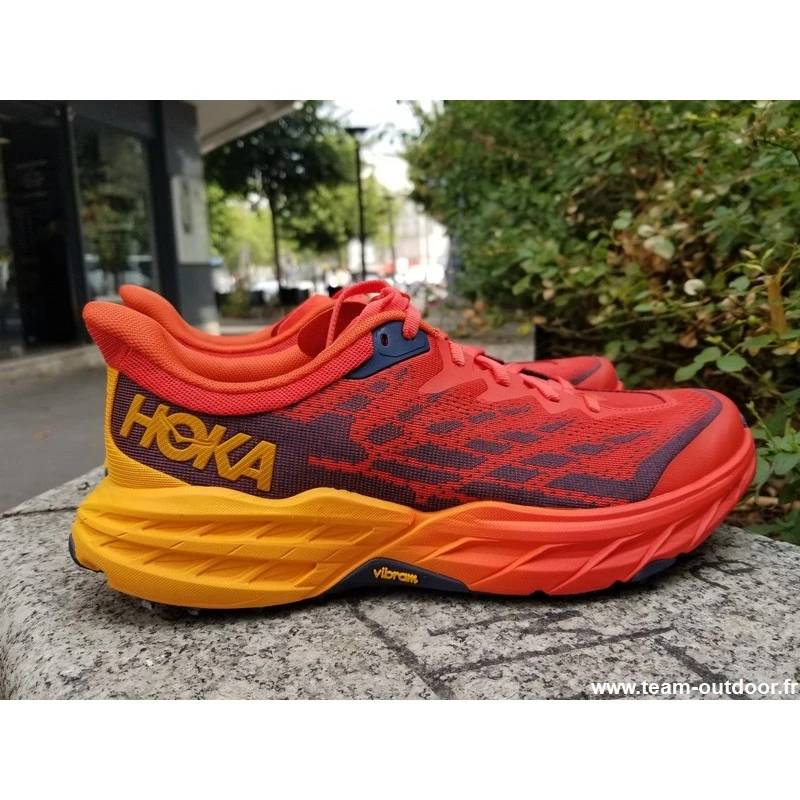 HOKA Speedgoat 5 Homme Fiesta / Radiant Yellow 5 HOKA Speedgoat 5 Homme Fiesta / Radiant Yellow – Image 3