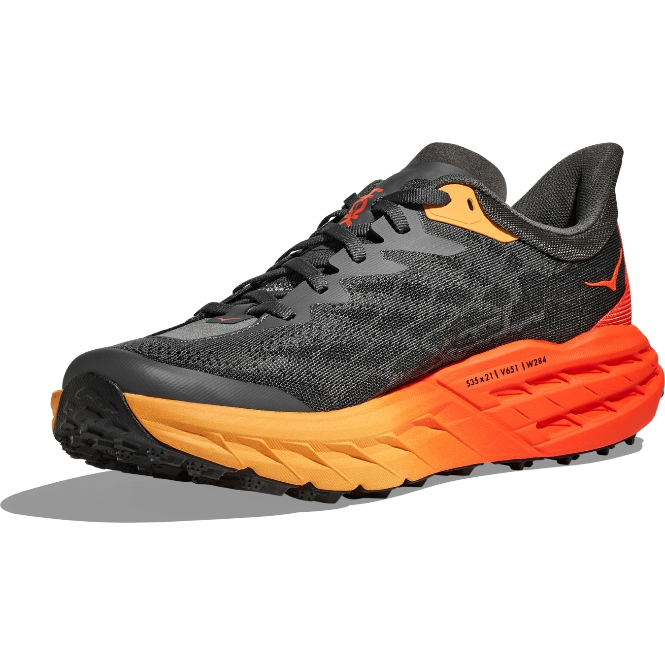 Hoka Chaussures Running Homme - Speedgoat 5 - Castlerock / Flame 4 Hoka Chaussures Running Homme - Speedgoat 5 - Castlerock / Flame – Image 2