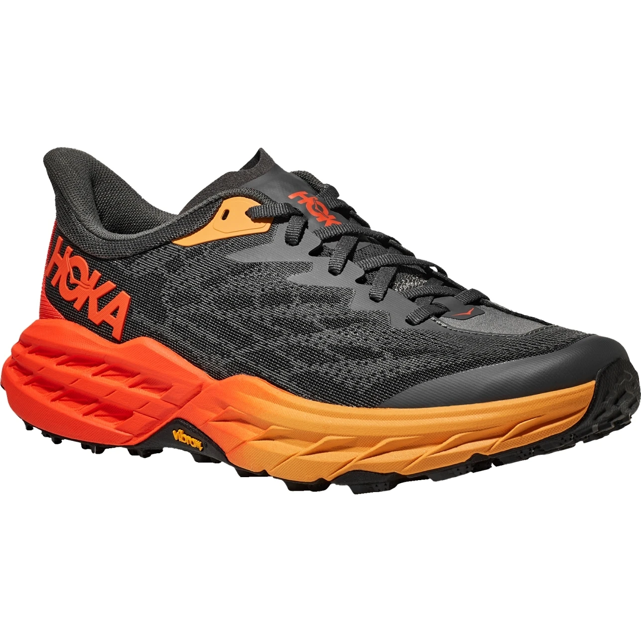 Hoka Chaussures Running - Speedgoat 5 Wide - Castlerock / Flame 3 Hoka Chaussures Running - Speedgoat 5 Wide - Castlerock / Flame