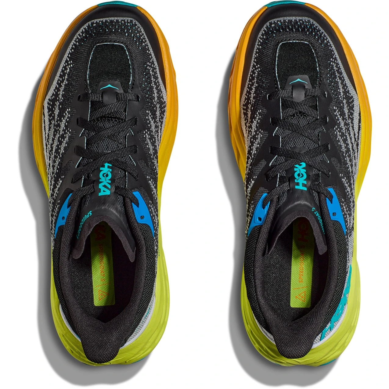 Hoka Chaussures Running Homme - Speedgoat 5 - Noir / Evening Primrose 7 Hoka Chaussures Running Homme - Speedgoat 5 - Noir / Evening Primrose – Image 5