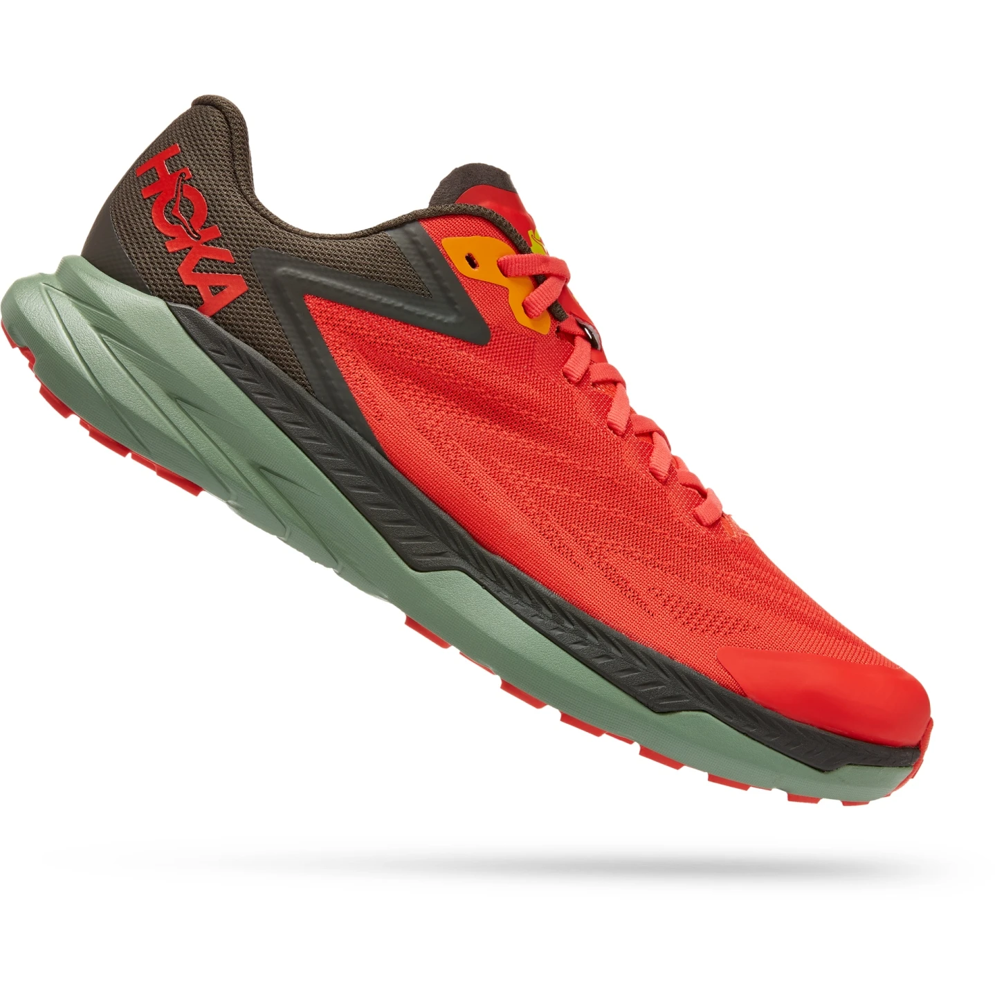 Hoka Chaussures Running - Zinal - Fiesta / Noir Olive 5 Hoka Chaussures Running - Zinal - Fiesta / Noir Olive – Image 3