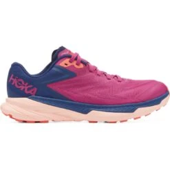 Hoka Chaussures Running Femme - Zinal - Festival Fuchsia / Bellwether Blue -Hoka hoka zinal women s running shoes festival fuchsia bellwether blue 5 1240654