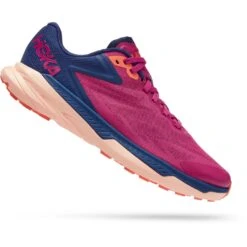 Hoka Chaussures Running Femme - Zinal - Festival Fuchsia / Bellwether Blue -Hoka hoka zinal women s running shoes festival fuchsia bellwether blue 8 1240657