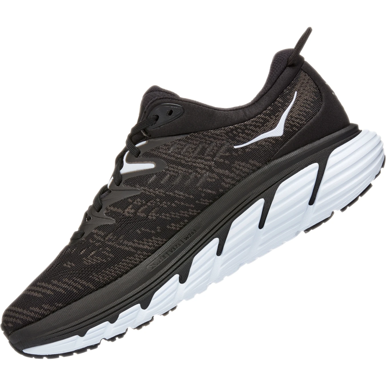 Hoka Chaussures Running Femme - Gaviota 4 Wide - Noir / Blanc 4 Hoka Chaussures Running Femme - Gaviota 4 Wide - Noir / Blanc – Image 2